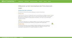 Desktop Screenshot of datenwerk-it.de