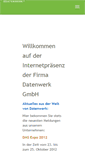 Mobile Screenshot of datenwerk-it.de